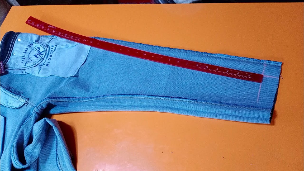 Jeans को Short Or Fitting Karna Sikhe / How To Fitting Pant / Parvez Design