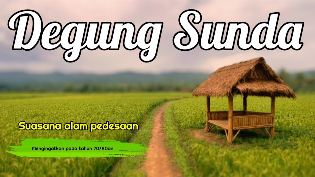 Degung Sunda Pernikahan Cocok diputar Sambil Ngopi di Saung Sawah, Sambil Menikmati Suasana Pedesaan