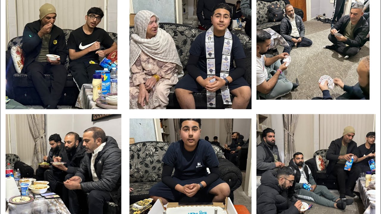 My Son Ehsan turns 14 years today, small gathering with brothers#chattroh #kashmiri #birthday 