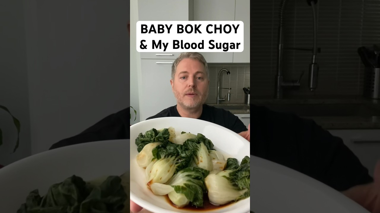 Baby bok choy and my blood sugar. #glucoselevels #bloodsugar #bokchoy