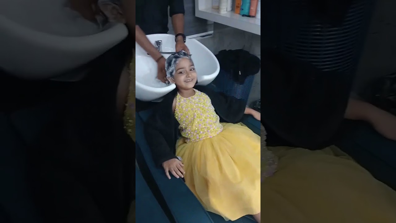 പാറുക്കുട്ടി യുടെ hair cut ചെയ്തു ❤️