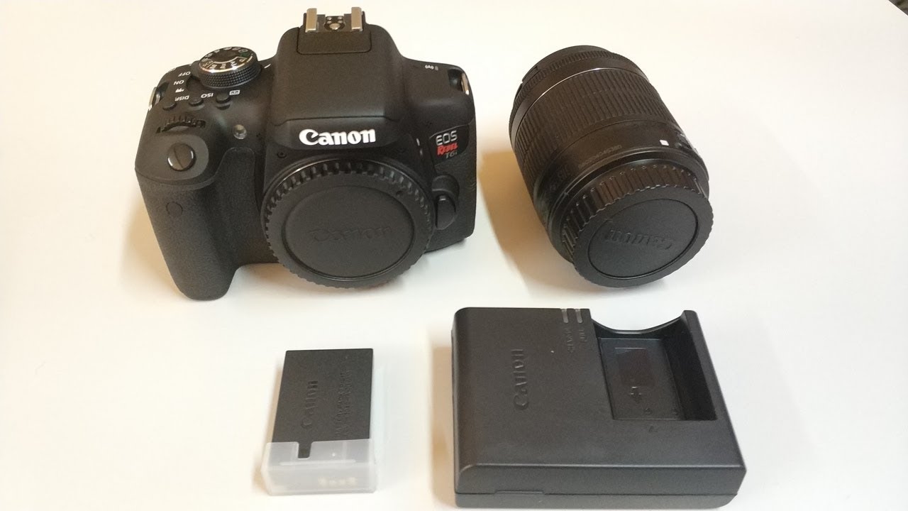 Unboxing C&acirc;mera Canon T6i