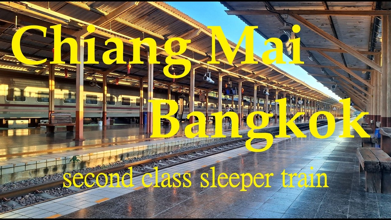 przejazd tajskim pociągiem sypialnym na trasie Chiang Mai- Bangkok / senior w podróży #15