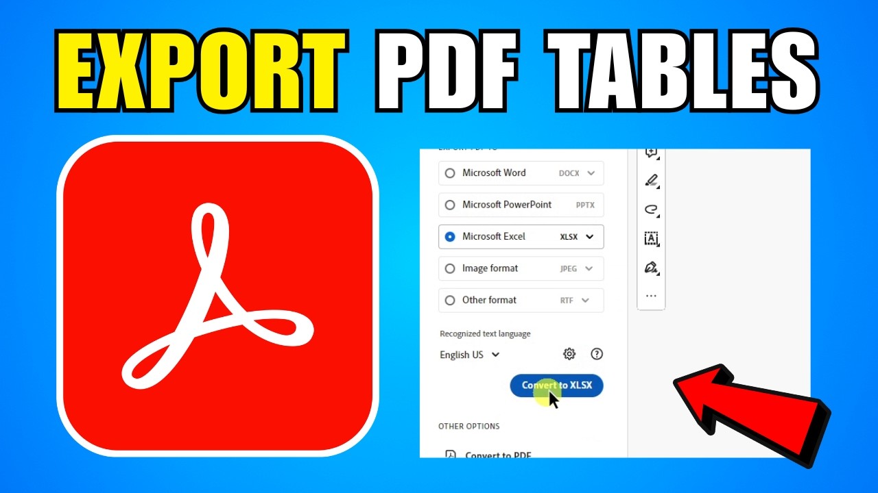 How To Export PDF Tables To Excel From Adobe Acrobat (2026) (Complete Guide)