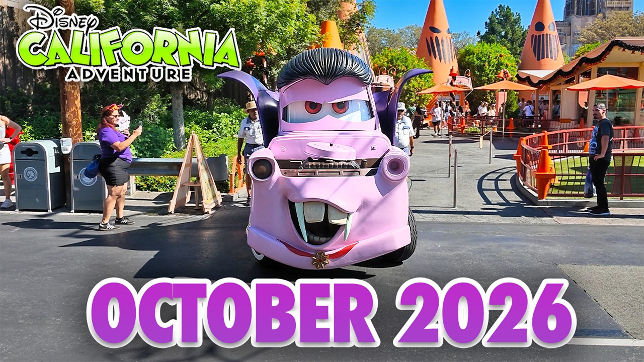Disney California Adventure - October 2026 Walkthrough - Halloween Time at Disneyland [4K]