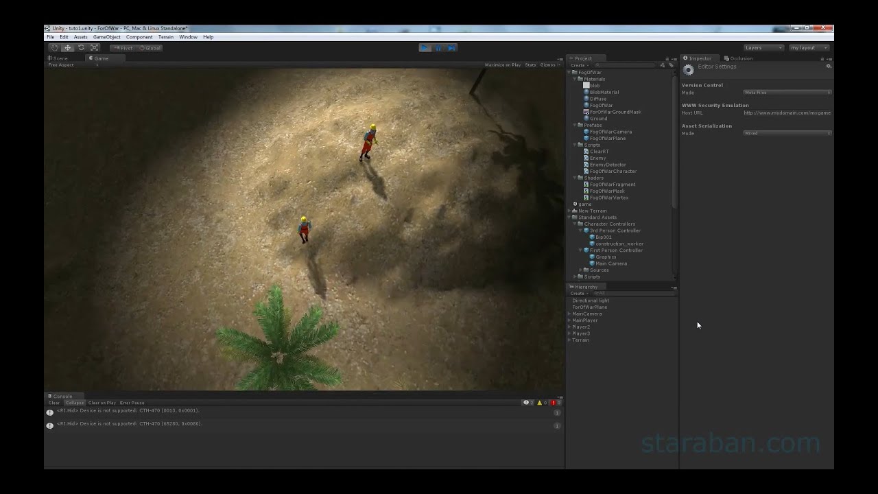 Unity Fog Of War Tutorial. Dynamic shader based fog of war