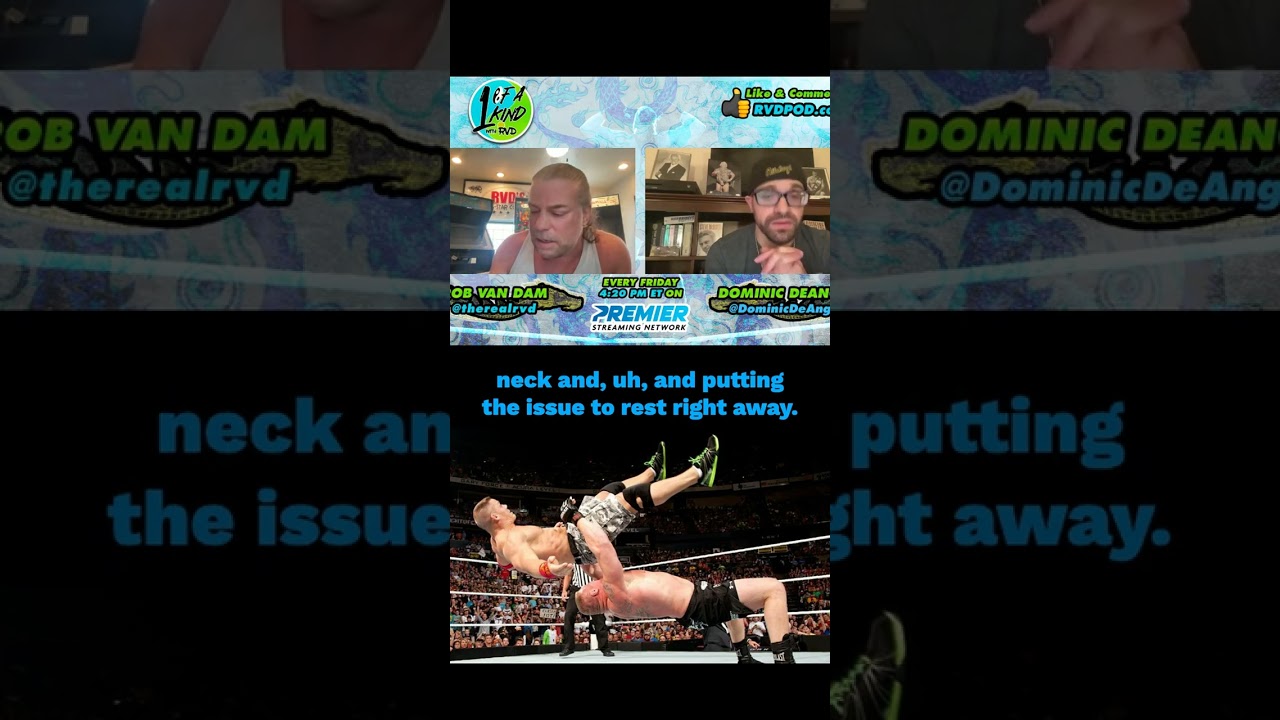 Rob Van Dam on Taking a German Suplex