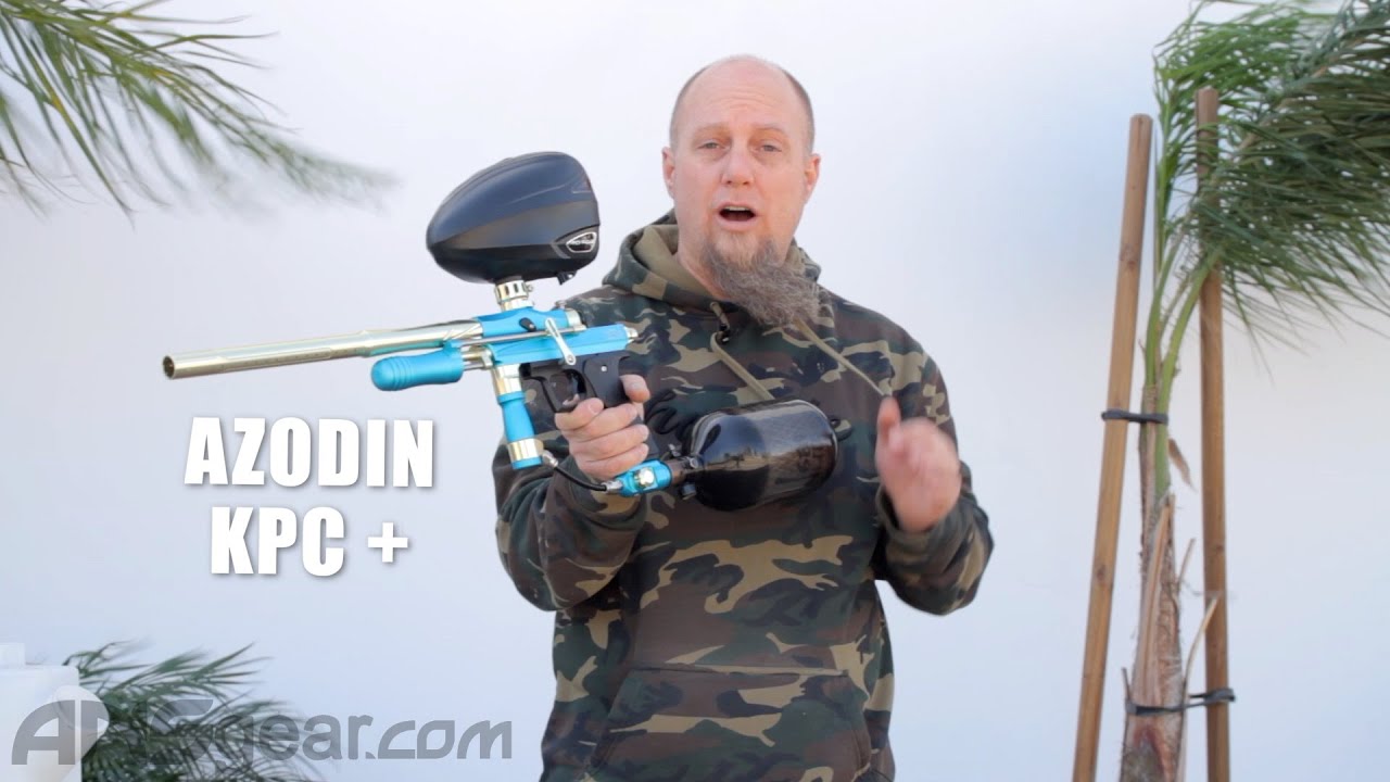 Azodin KPC+ Pump Paintball Marker - Shooting Video