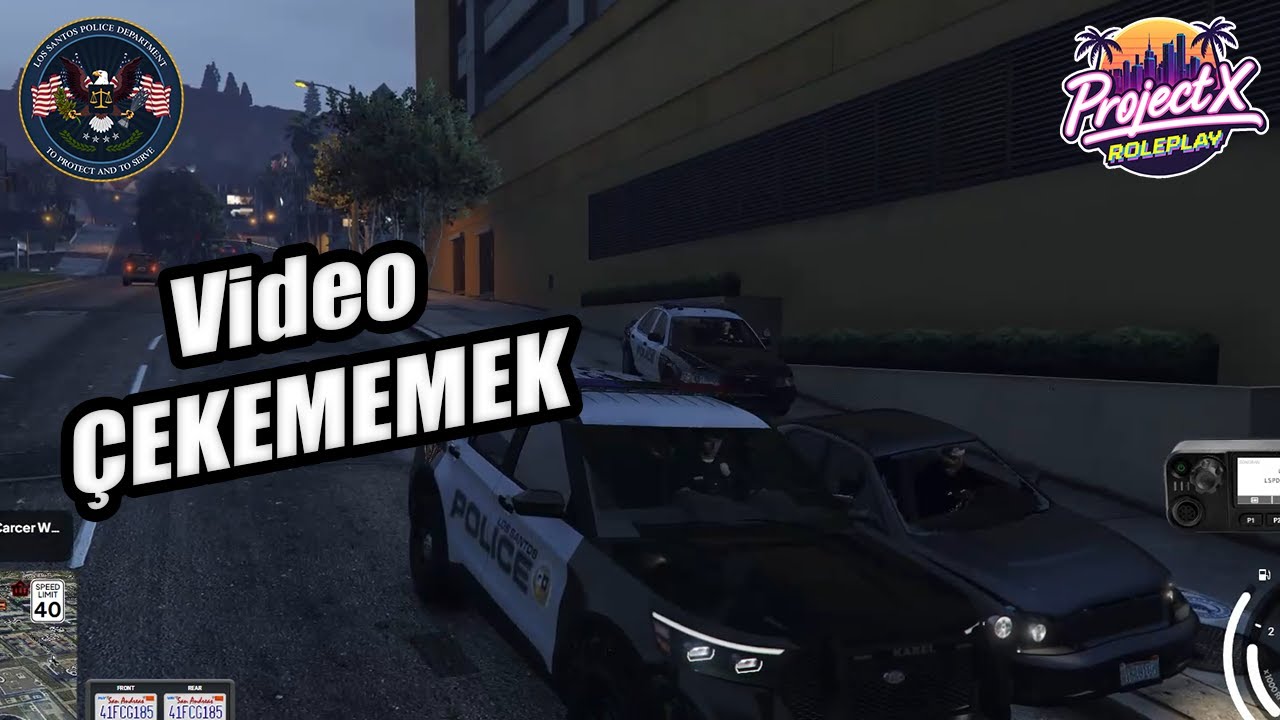 Video Çekememek | Project X Roleplay | LSPD Türkiye #fivem