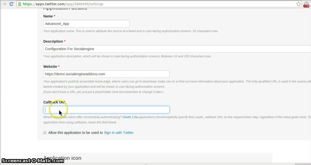 Twitter Integration