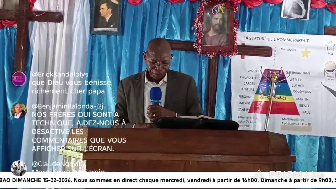 Live streaming of TABERNACLE DE LUBAO