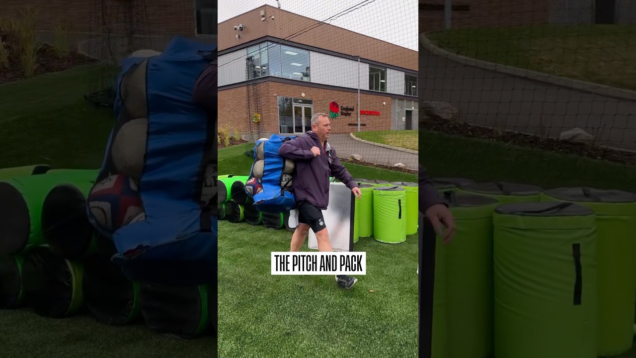 Day in the life of the England Rugby kit man 😅 (part 1)