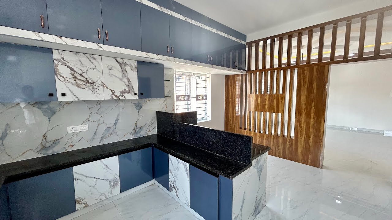 Big Breakfast Countertop 🔥🔥16x11 feet Modular Kitchen Design 🔥🔥