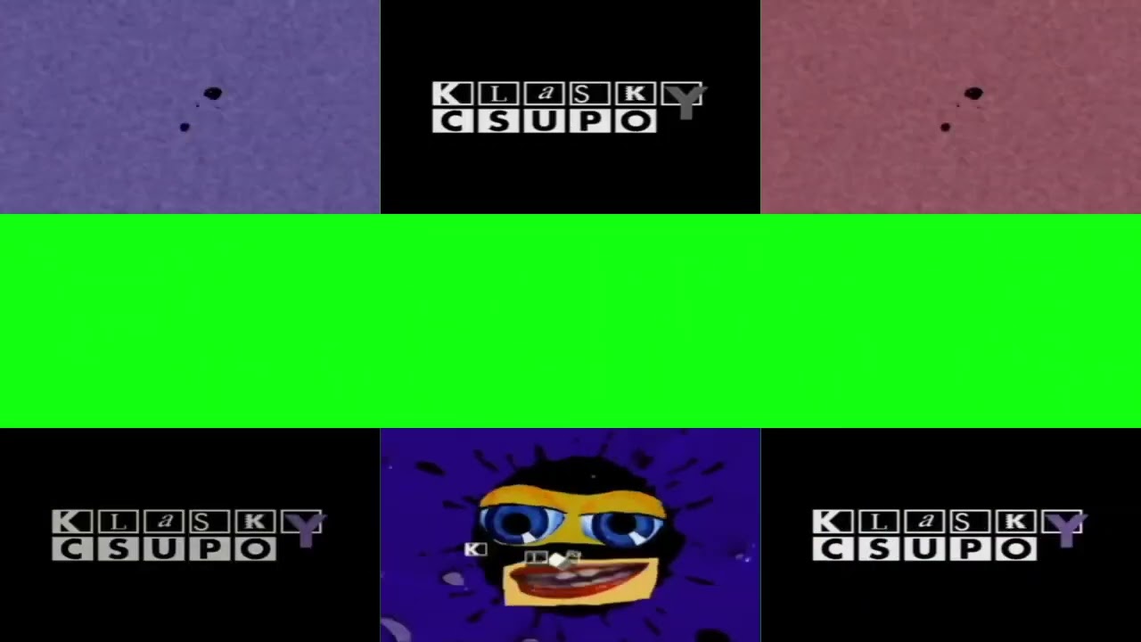klasky csupo robot logo - sparta extended remix (modified veg file) in green screen
