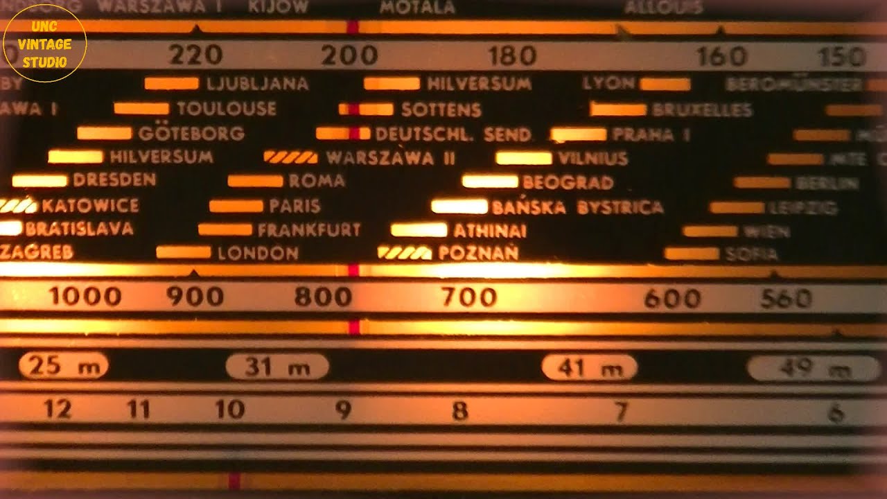 STARE RADIO LAMPOWE CALYPSO DIORA HISTORIA PRL