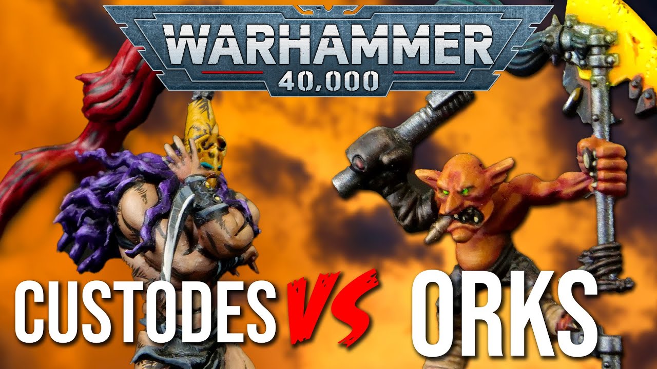 NEUE REGELN & STOMPA! - Orks vs Adeptus Custodes - Warhammer 40k Battle-Report