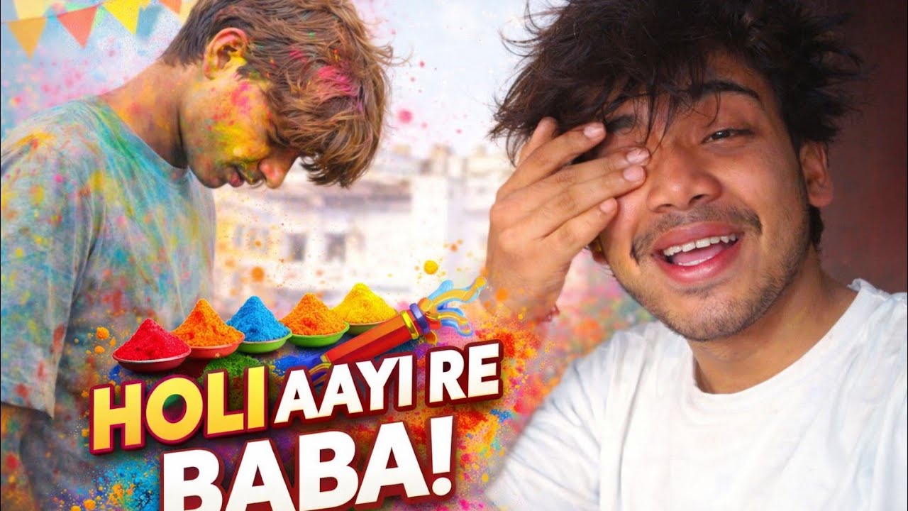 Holi pe ye bhi ho sakta tha ghr me 🙊 | Viragvlovs |
