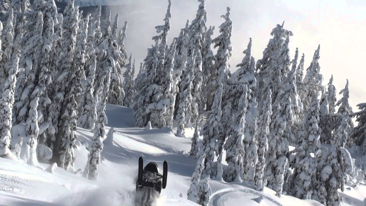 December sledding whistler