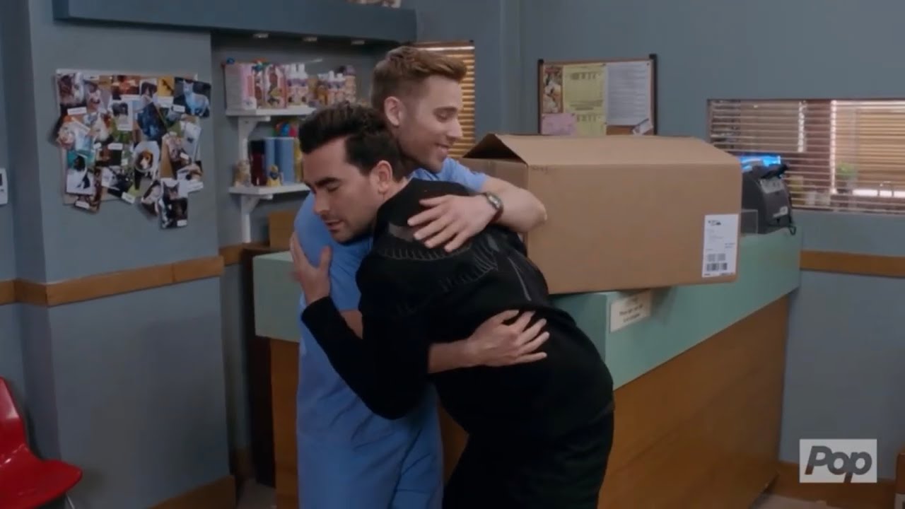 Schitt&rsquo;s Creek 4x12 Ted and David talk