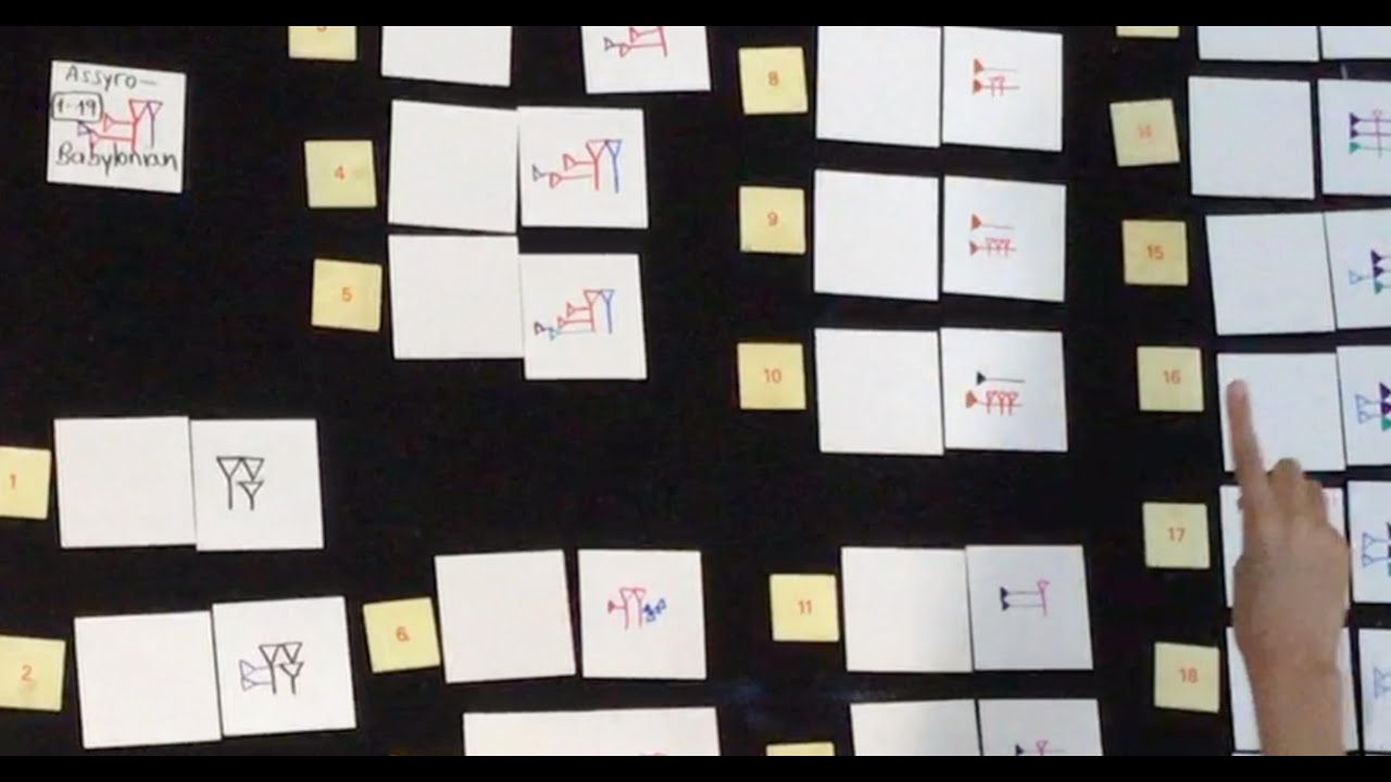 Cuneiform writing - Assyro-Babylonian Level 1 - Lesson 1