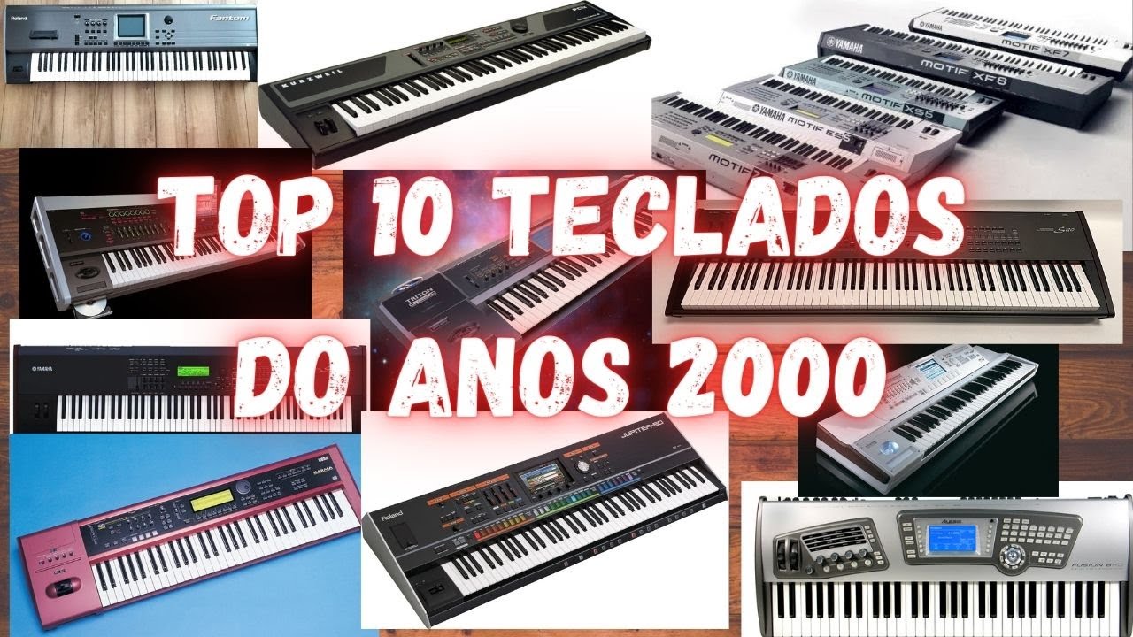 TOP 10 -TECLADOS WORKSTATION E SINTETIZADORES DOS ANOS 2000 JÁ FEITOS.by TIAGO MALLEN #tecladista