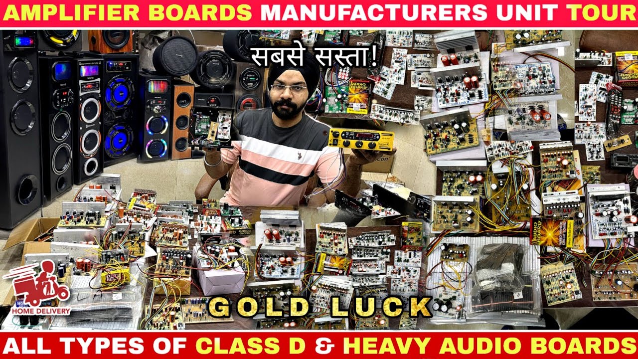 All Amplifier boards, bt modules, all heavy audio boards, music system & class d boards, dj towers