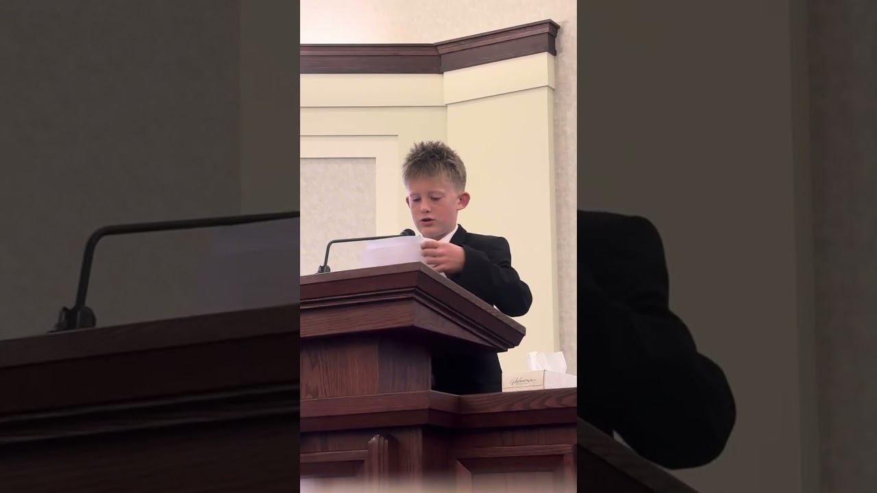 G speaks on prophets, and daring to “stand alone.” 