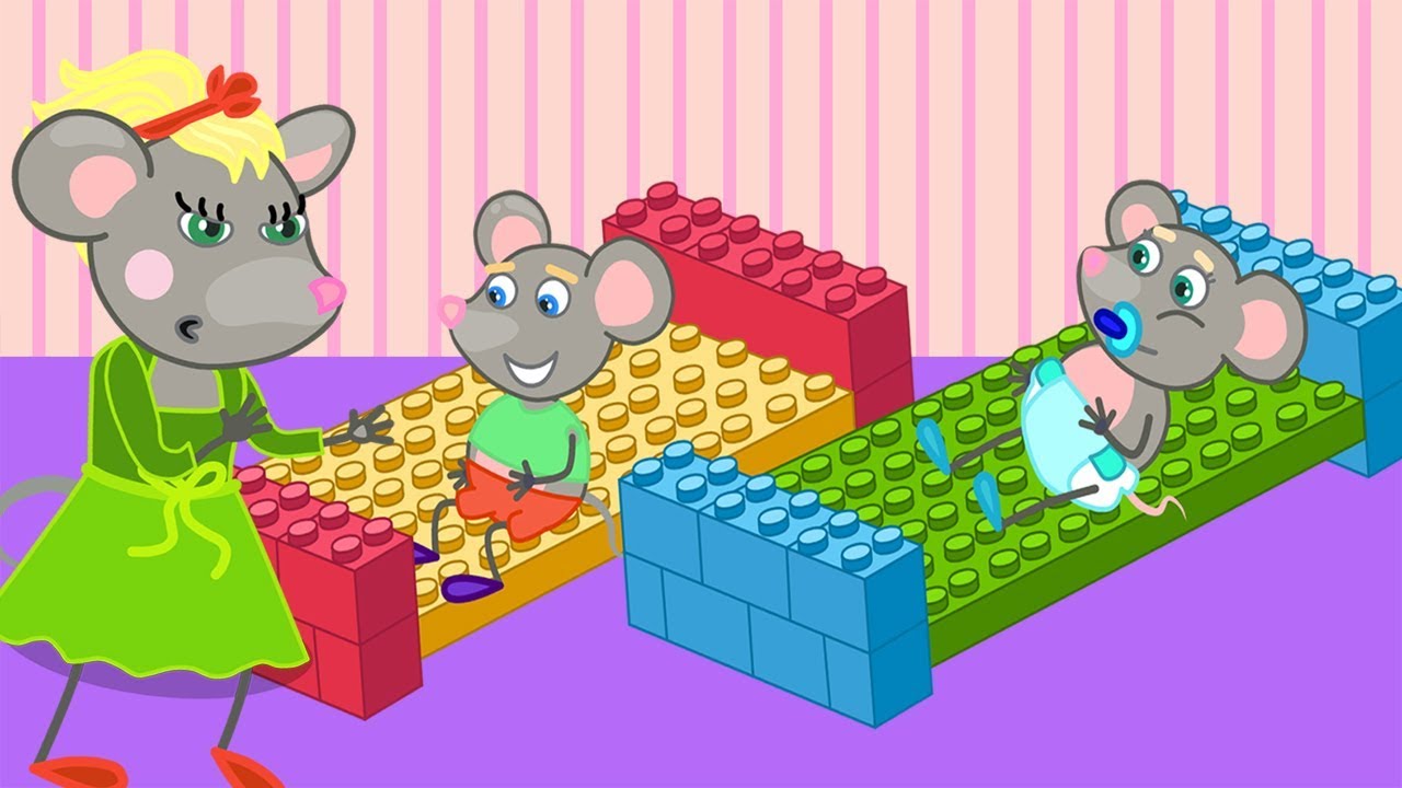 Mouse family 🍒 Build Beds With Lego🏜️