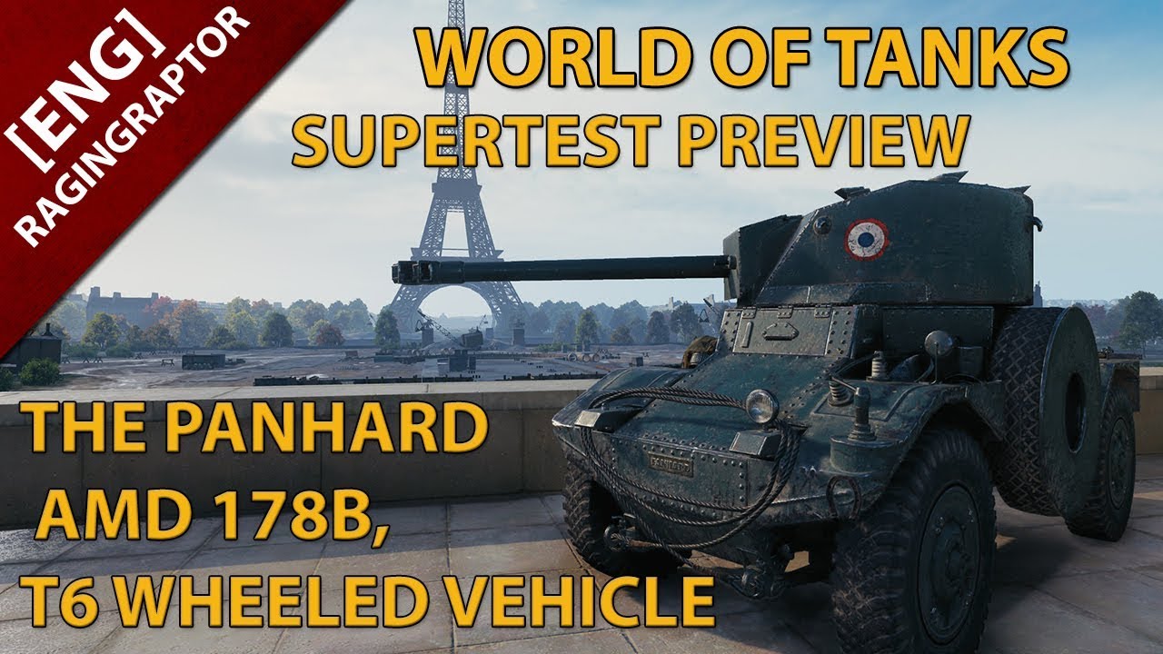 World of Tanks Supertest Preview: The Panhard AMD 178B