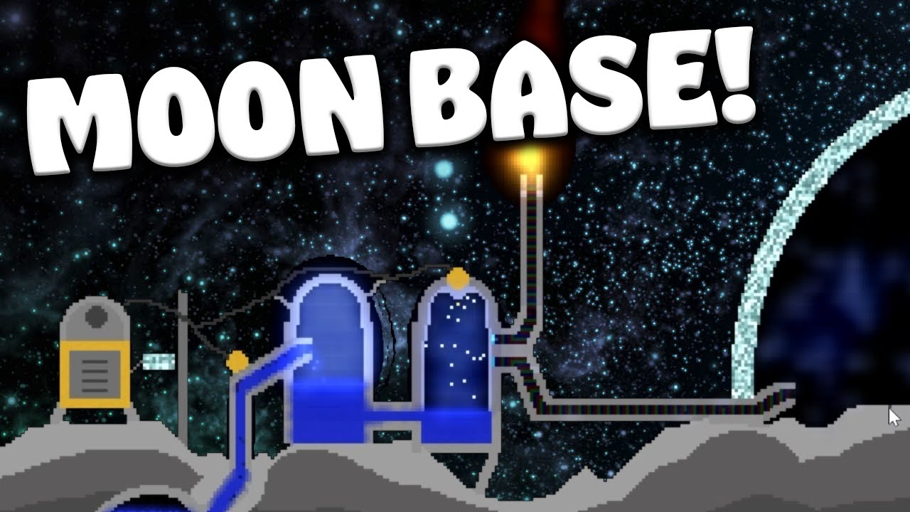 WORKING LUNAR BASE in The Powder Toy!