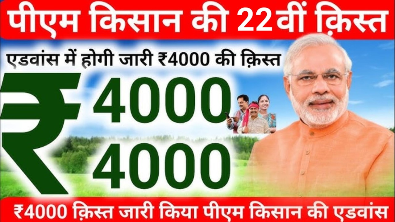 PM-Kisan Samman Nidhi 2026: 22nd installment to be released between…; eligibility rules explained