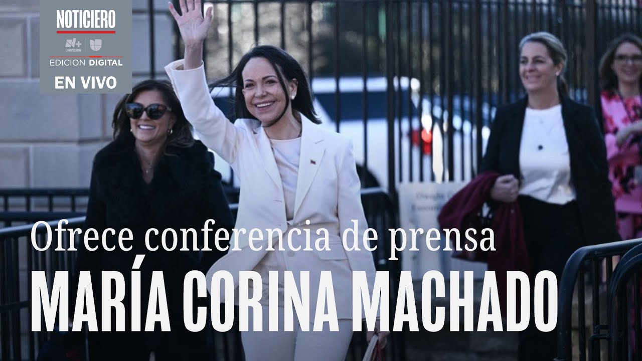 Maria Corina Machado ofrece rueda de prensa en Washington DC | Edicion Digital 16 de enero de 2026