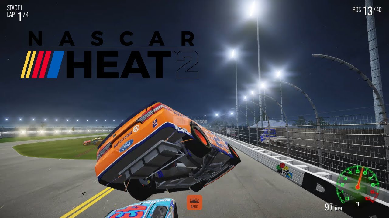 Nascar Heat 2 Crashes #12 (BIG HITS | IM BACK)