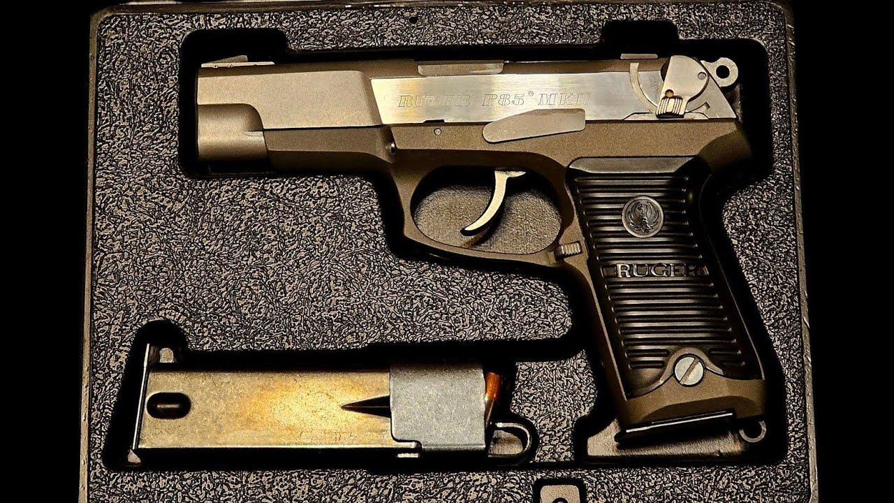Ruger P85 P-Series pistol field strip and disassembly