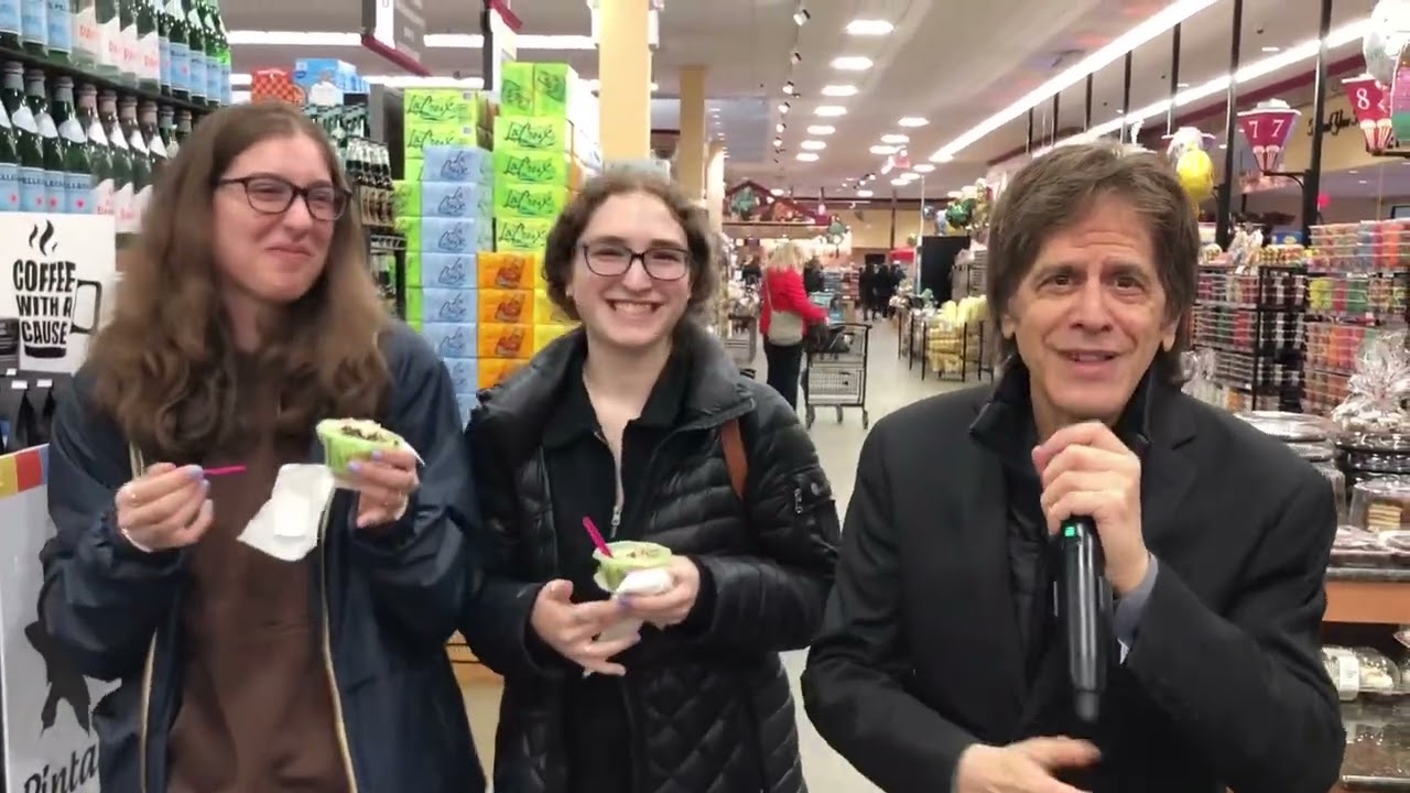 Neil Dankman singing and entertaining at several Uncle Giuseppe&rsquo;s Marketplaces