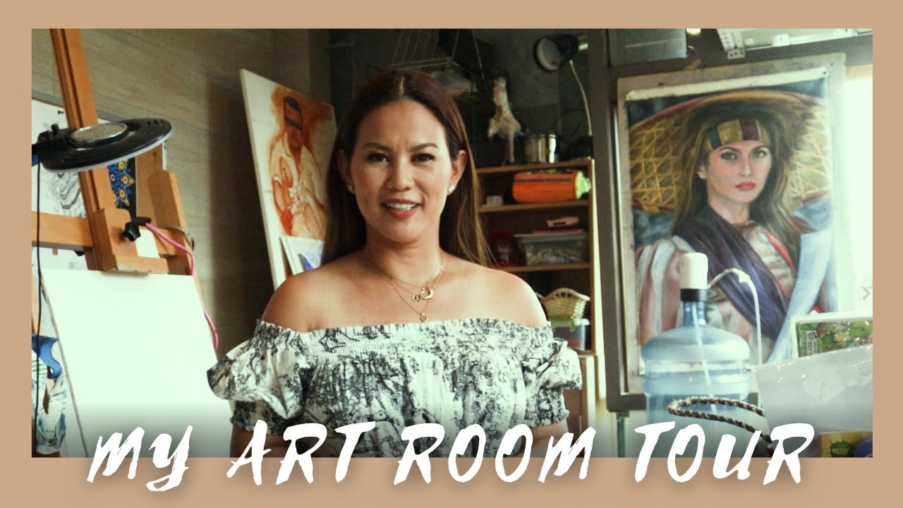 MY ART ROOM TOUR | Andrea Del Rosario
