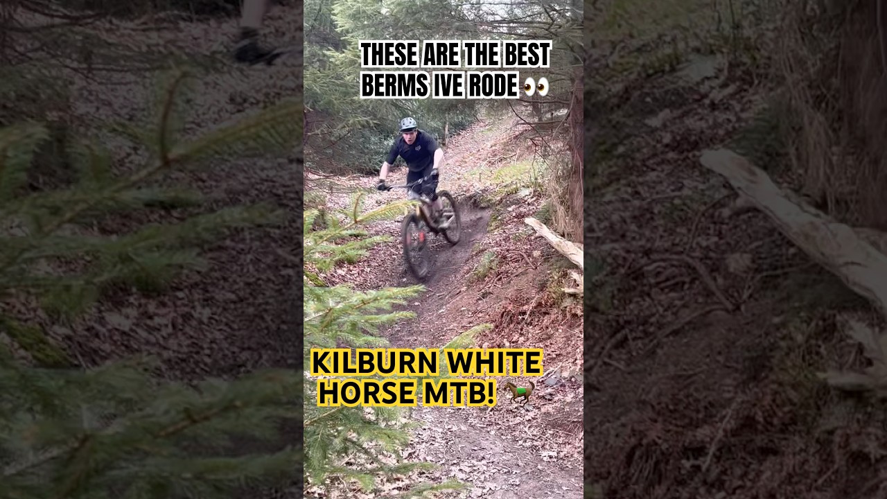 KILBURN WHITE HORSE BERMS ARE UNREAL 🙌 #mtb #fullsuspensionbike #northyorkshire #northeast