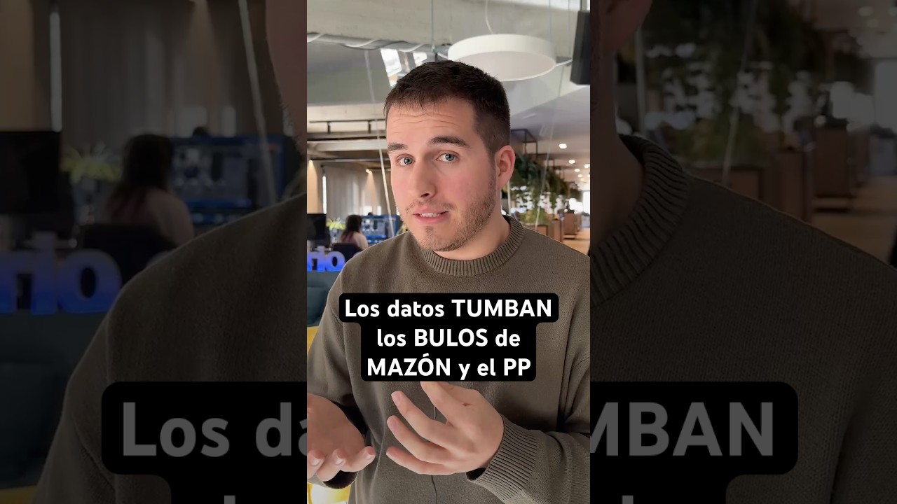 ☝️Los datos TUMBAN los #BULOS de #MAZ&Oacute;N y el PP #dana #shorts