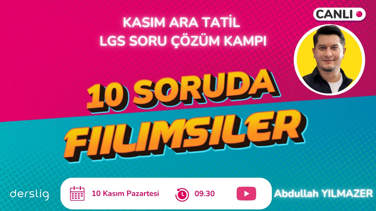 10 Soruda Fiilimsiler