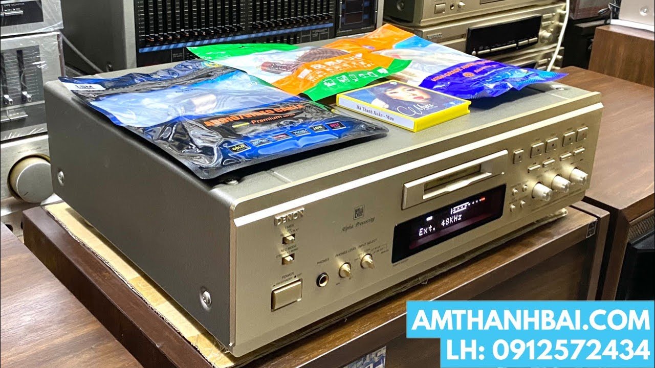 Hướng dẫn nhanh Đầu giải mã DAC nội địa Nhật DENON DMD 1600AL gửi khách Tuyên Quang - LH: 0912572434