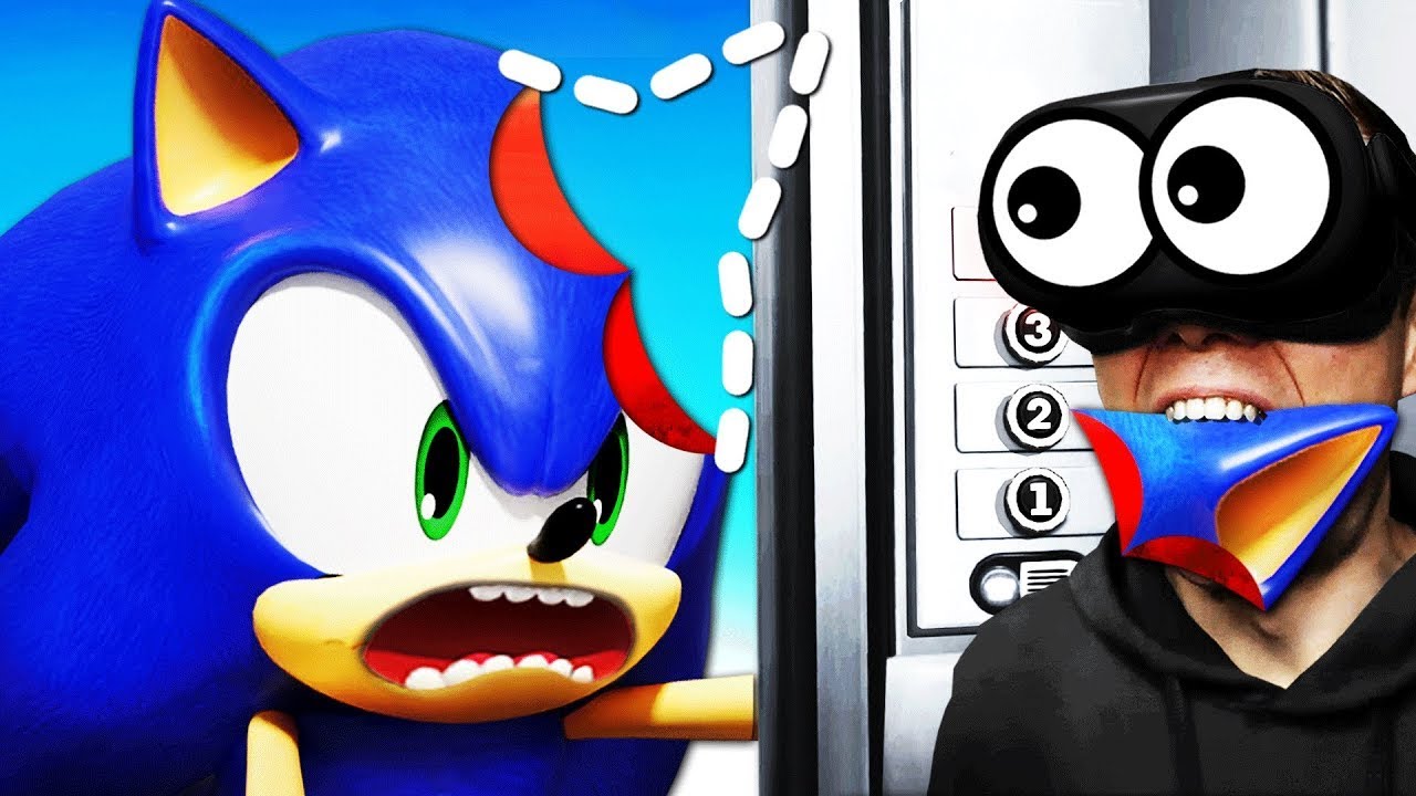 Comiendo A SONIC En VR ASCENSOR