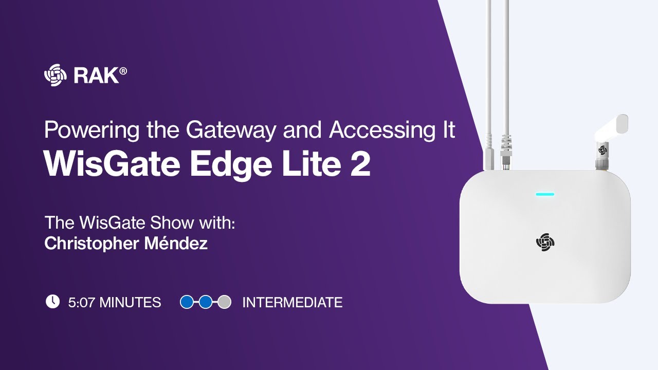 It’s alive! Powering and accessing your WisGate Edge Lite 2