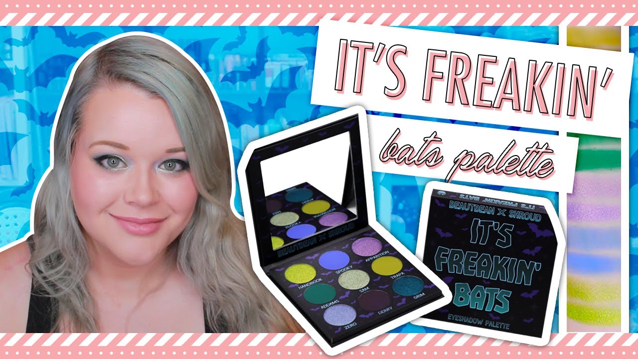 IT'S FINALLY HERE! | Beautbean x Shroud Cosmetics - It's Freakin' Bats Palette Review & Demo