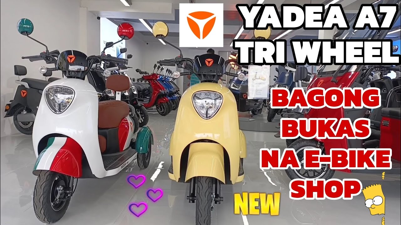 BAGONG TUKLAS NA E-BIKE SHOP | YADEA E-BIKES | MOTOR ASIA YADEA
