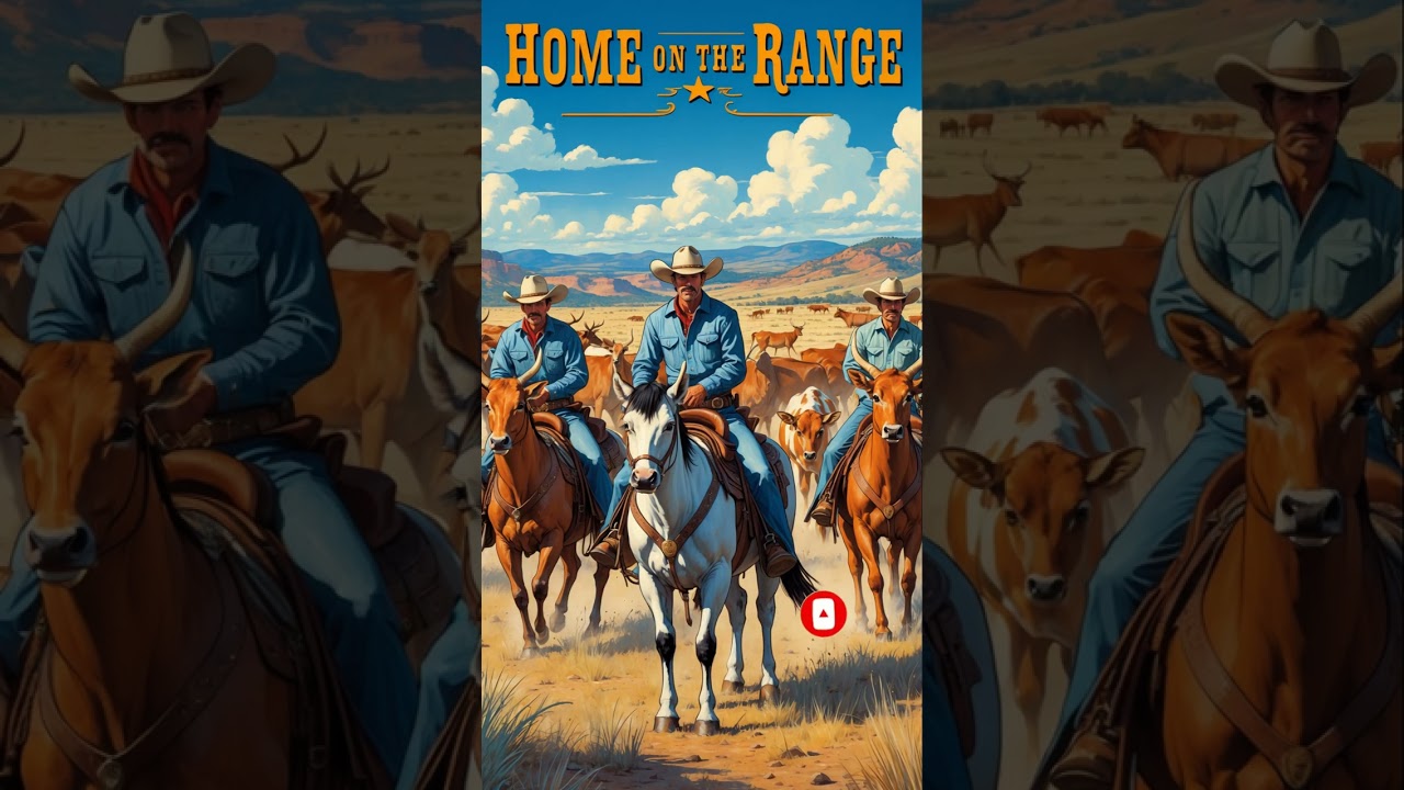 (Full Song) Home on the Range - Cowboy Country Music 2026 #1