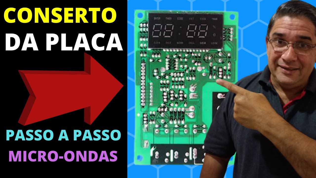 Micro-ondas Consul Não Liga Consul Conserto da Placa