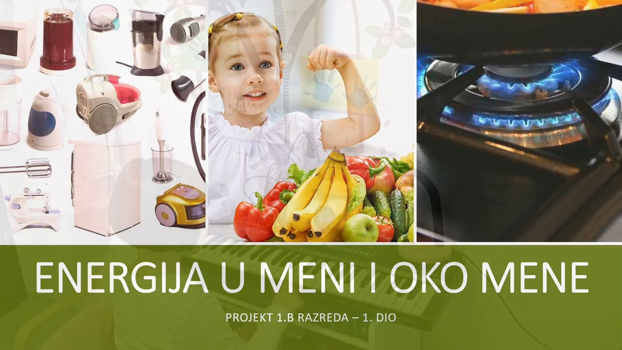 Projekt u 1. razredu: Energija u meni i oko mene - 1. dio