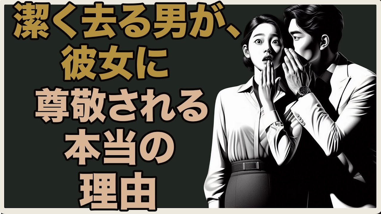 なぜ、潔く去るだけで彼女はあなたを深く尊重するようになるのか？ | 男再起