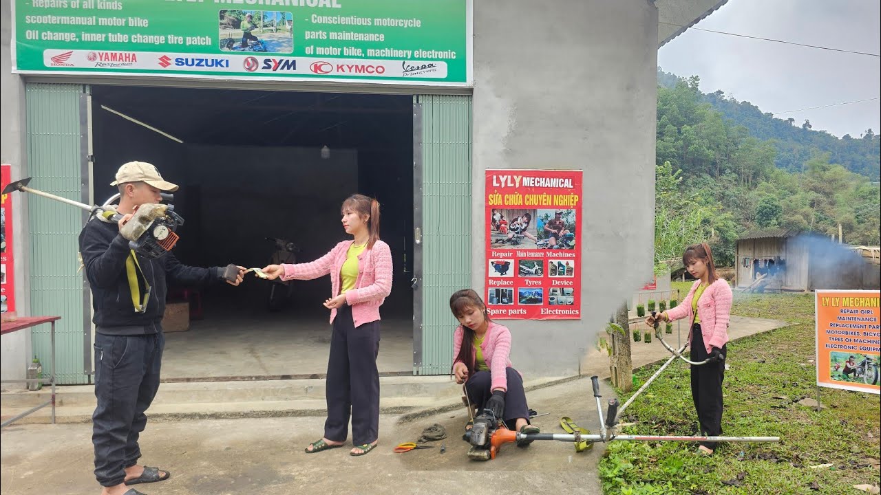 The Mechanic Girl: Fixing a few minor lawnmower faults, quick repair tips.