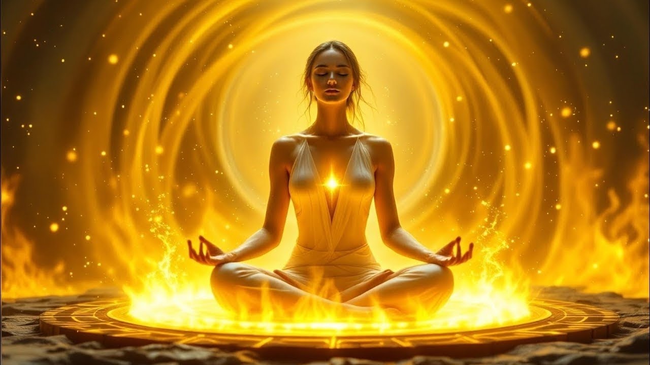528Hz 333Hz Solar Plexus Chakra Healing | Activate Self Confidence & Inner Power | Boost Positivity 
